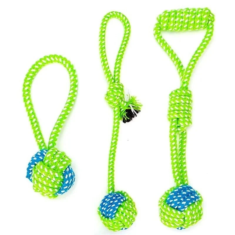 Pet Dog Toys for Large Small Dogs Toy Interactive Cotton Rope Mini Dog Toys Ball for Dogs Accessories Toothbrush Chew Puppy Toy