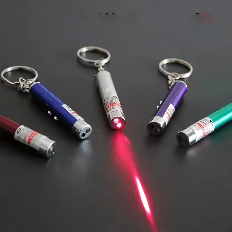 2 in 1 LED Laser Pet Cat Toy Outdoor Cat Guidance Training Toy Funny Cat Chaser Toys Mini Laser Flashlight Cat Accessories