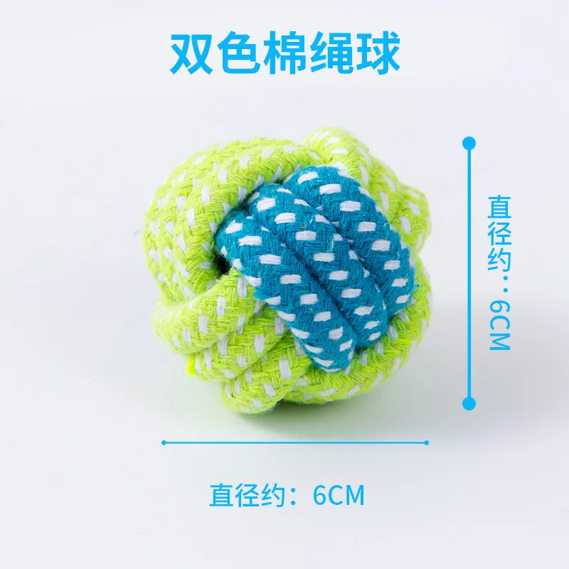 Pet Dog Toys for Large Small Dogs Toy Interactive Cotton Rope Mini Dog Toys Ball for Dogs Accessories Toothbrush Chew Puppy Toy