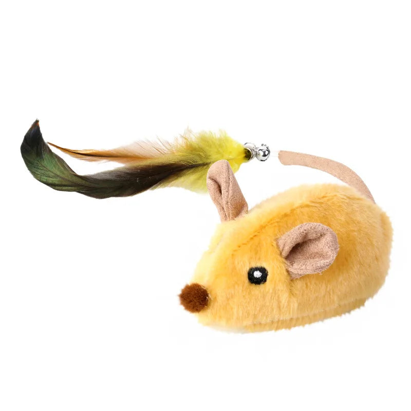 Automatic sensing Mouse Moving Cat Toys Electronic Squeaky Mice Moving Cat Mouse Toy for Kitten indoor/Outdoor pet dog Exercise