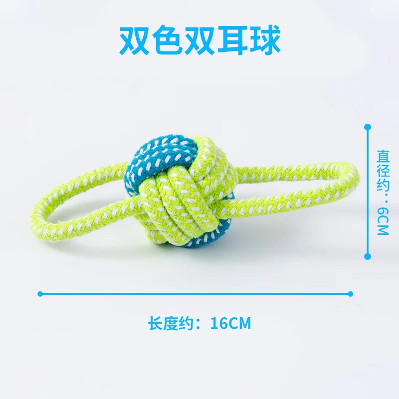 Pet Dog Toys for Large Small Dogs Toy Interactive Cotton Rope Mini Dog Toys Ball for Dogs Accessories Toothbrush Chew Puppy Toy