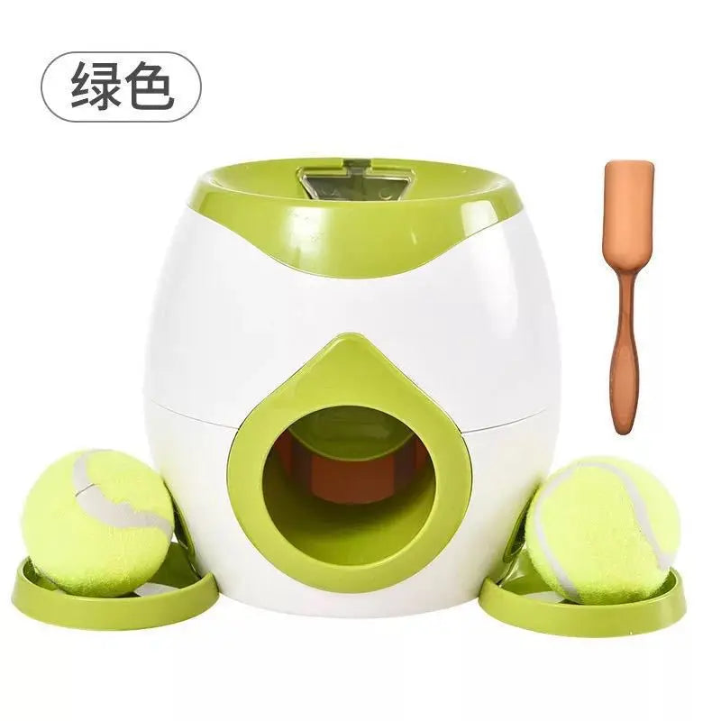 Pet Dog Toys,Electronic Usb Dog Two Tennis,Food rewards, Dog Interactive Training, Intelligent Automatic Food Leakage Device