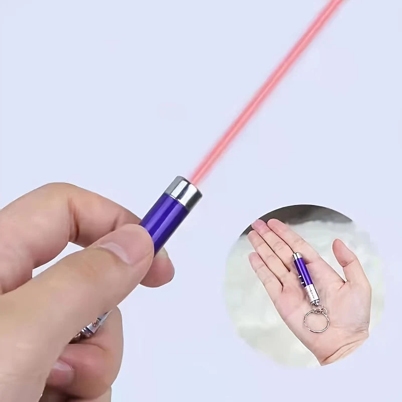 2 in 1 LED Laser Pet Cat Toy Outdoor Cat Guidance Training Toy Funny Cat Chaser Toys Mini Laser Flashlight Cat Accessories
