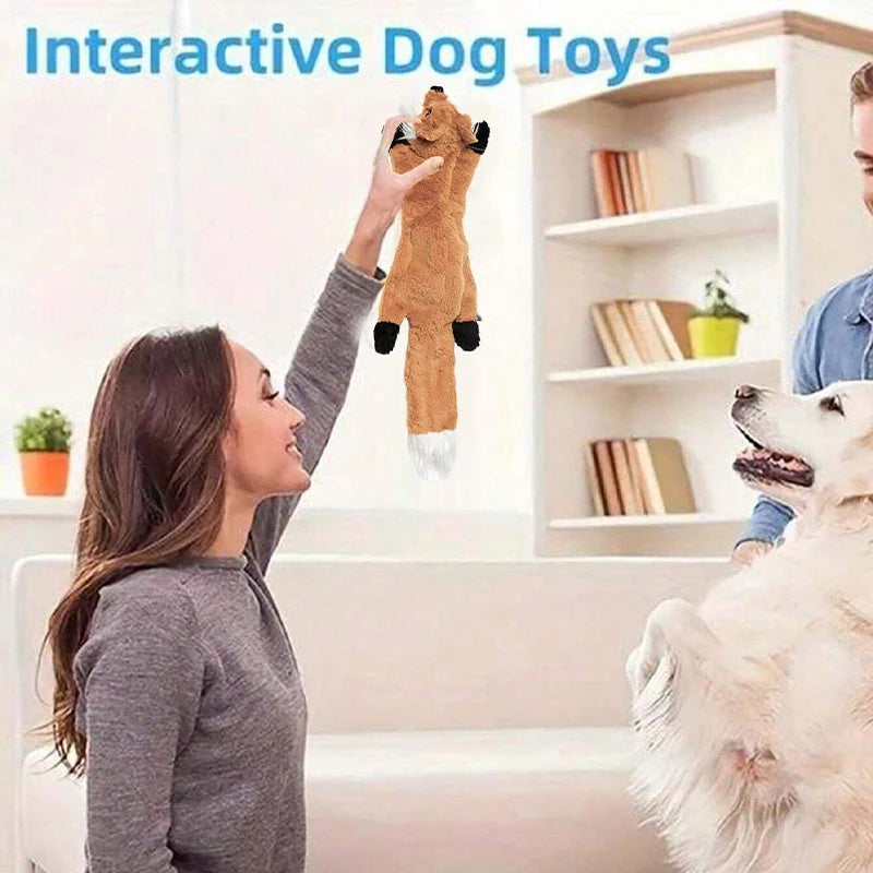 Dog Toys Plush Sounding Animal Holster Toys Pet Toys Chewing Teething Toys Bite Resistant Vocal Pet Products