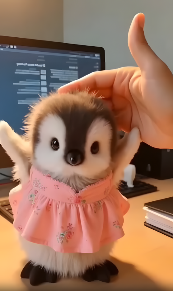🐧🐧Super realistic plush robot penguin🐧🐧