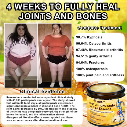 (🔥LAST DAY SALE - 80% OFF) 🐝AQA™ Botulinum & Bee Essence Pain Relief Bone Healing Cream