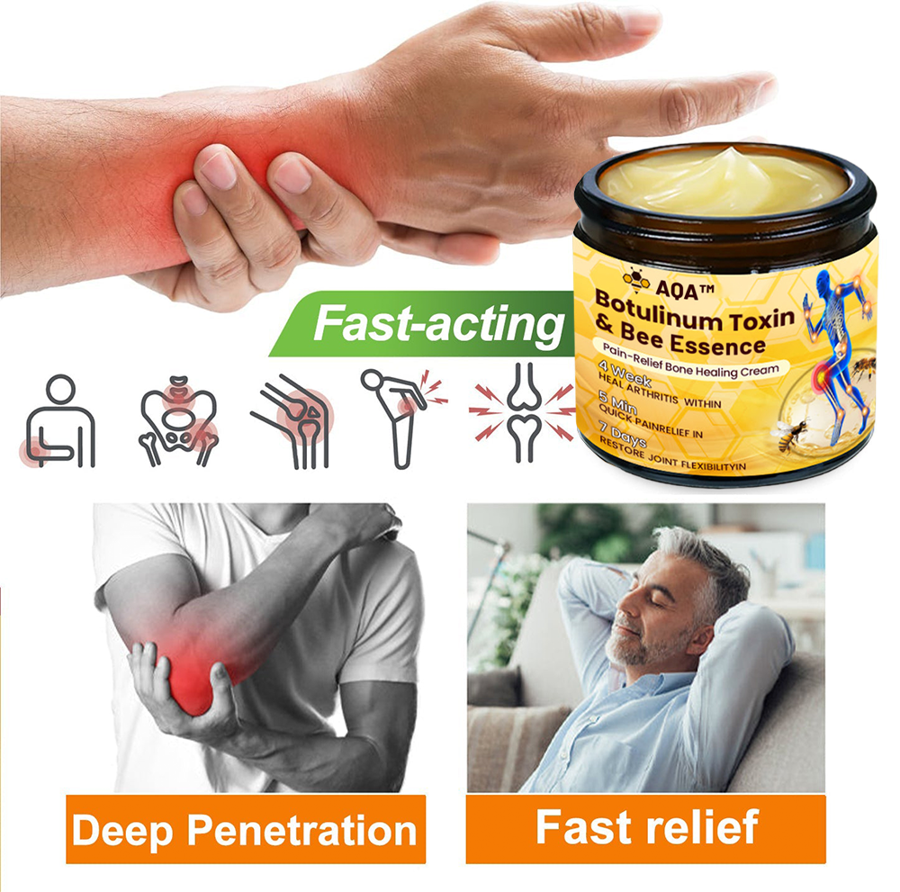 (🔥LAST DAY SALE - 80% OFF) 🐝AQA™ Botulinum & Bee Essence Pain Relief Bone Healing Cream