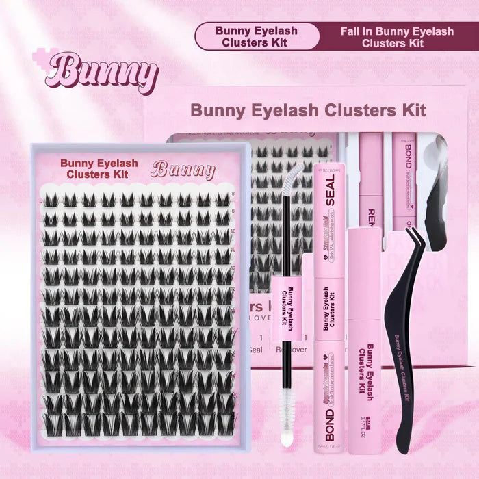 🔥Final 3 Hours: 70%OFF🔥Bunny Eyelash Clusters Kit