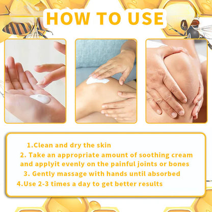 (🔥LAST DAY SALE - 80% OFF) 🐝AQA™ Botulinum & Bee Essence Pain Relief Bone Healing Cream