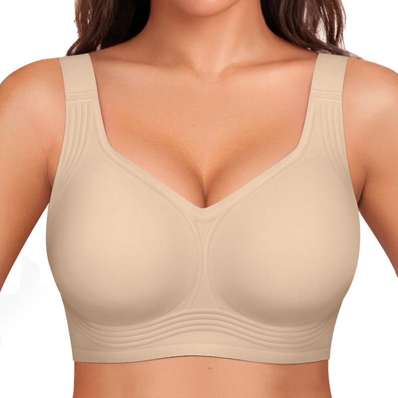 Full coverage wireless bra..
