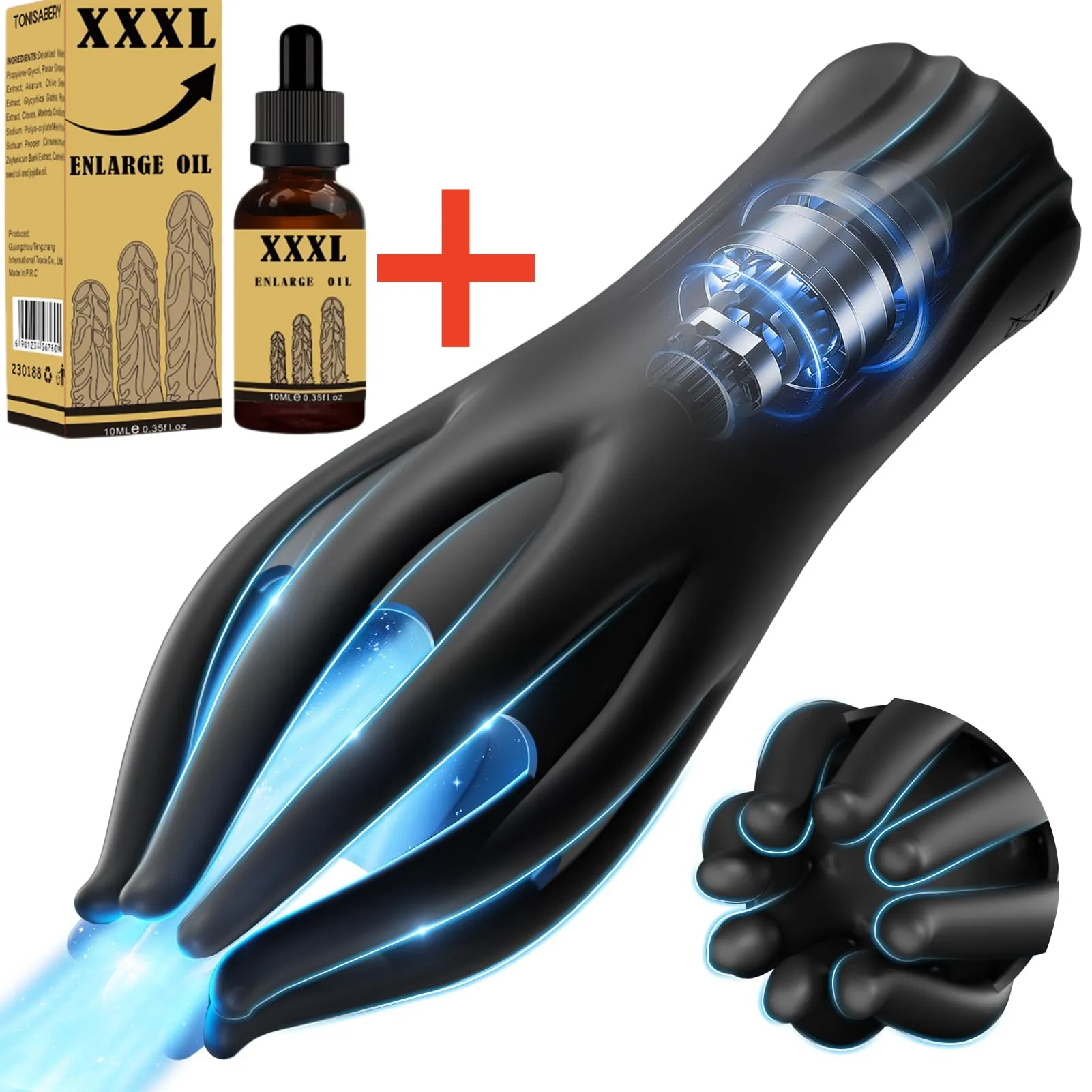 🔥Massager + Massage Oil –One Size