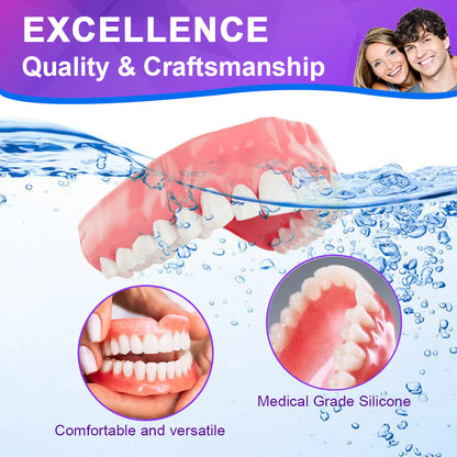 Rediscover Comfort & Confidence — Introducing the LOVILDS™ Silicone-Lined Denture Set