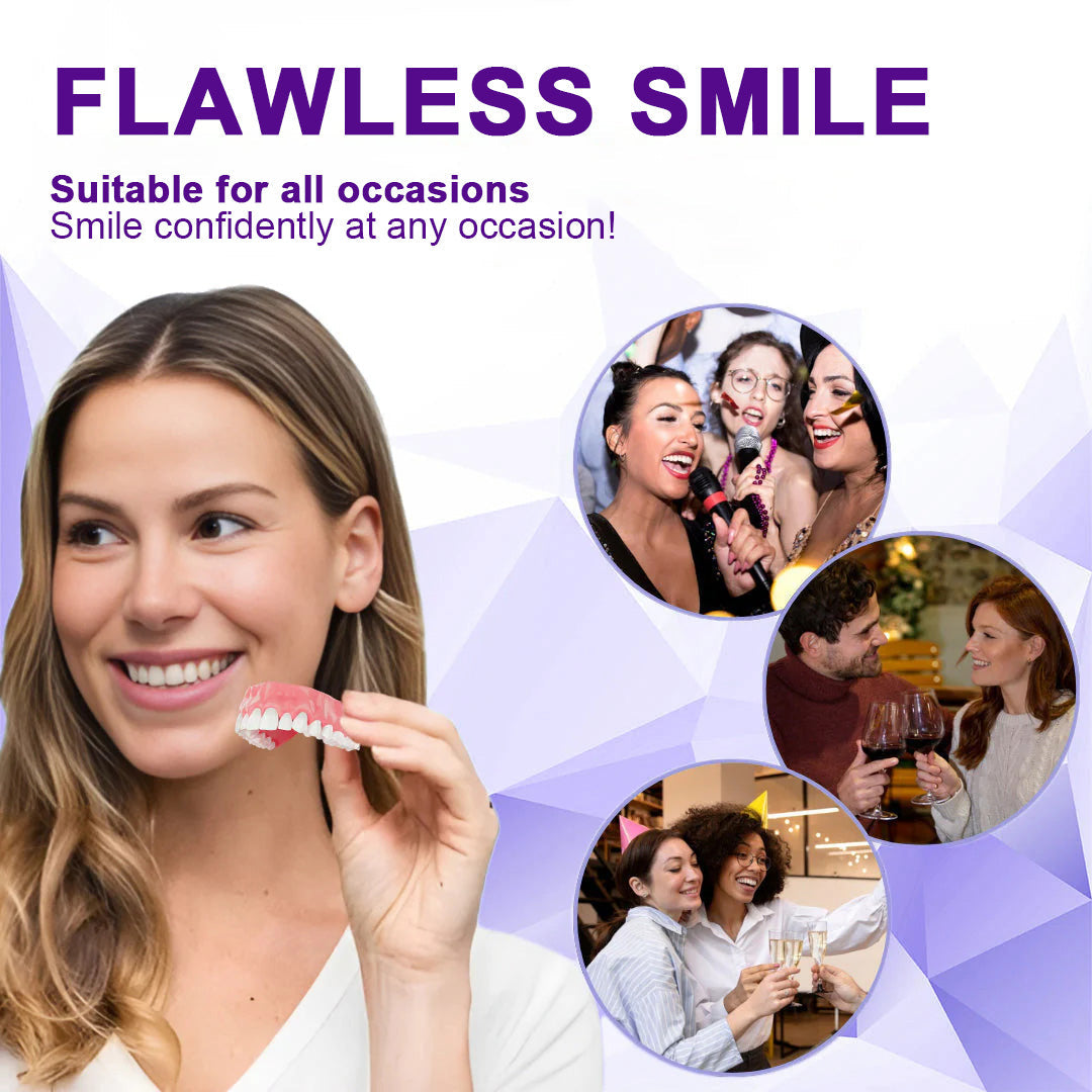 Rediscover Comfort & Confidence — Introducing the LOVILDS™ Silicone-Lined Denture Set