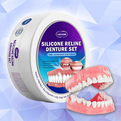 Rediscover Comfort & Confidence — Introducing the LOVILDS™ Silicone-Lined Denture Set