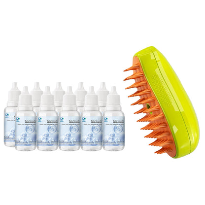 Cozyk™ Patented Exclusive Rechargeable Steam Pet Brush (95°F-113°F) for Pet Bathing