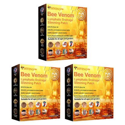 🐝🌸🌸DIVINO™ Bee Venom Lymphatic Drainage Slimming Patch🔥Limited time 50% OFF🔥（Suitable for use by individuals of all ages)