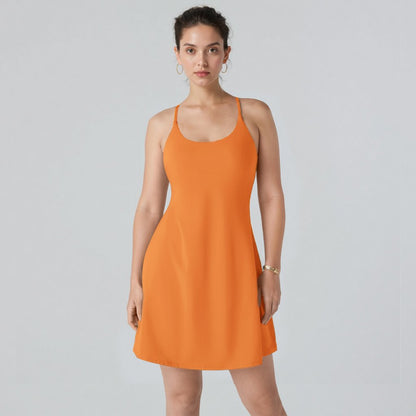 Final 3 Hours: 50%OFF🔥Athletic Dress with Unique Built-in Shorts