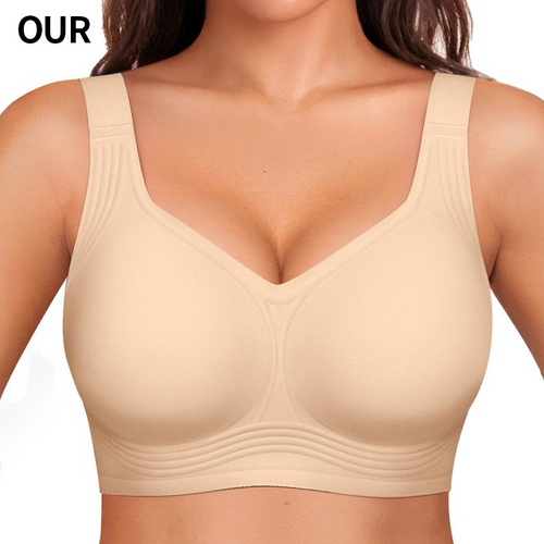 Full coverage wireless bra..