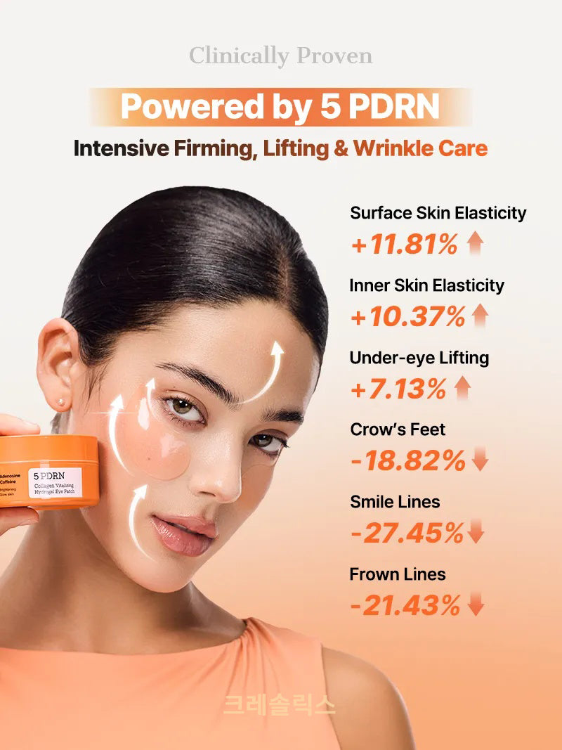 South Korea 5 PDRN Collagen Vitalizing Hydrogel Eye Patch