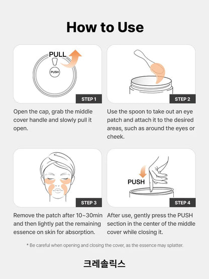 South Korea 5 PDRN Collagen Vitalizing Hydrogel Eye Patch