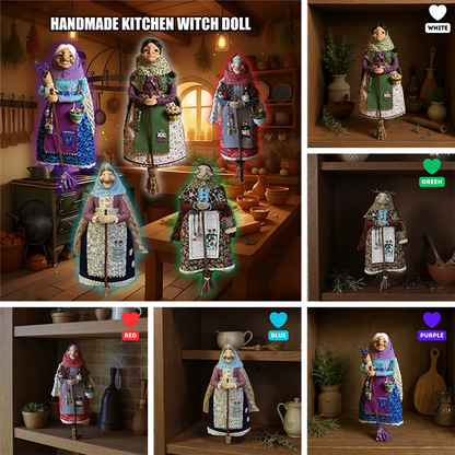 🧙‍♀️🧙Limited Edition – Only 100 Handmade Kitchen Witch Dolls Left! ✨（副本）