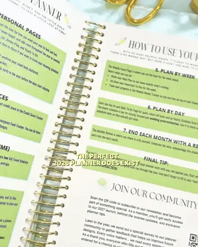 📅✍️2026 Daily Planner with Hourly Schedule - All-in-One Yearly, Monthly & Weekly Organizer(✨Hardcover)