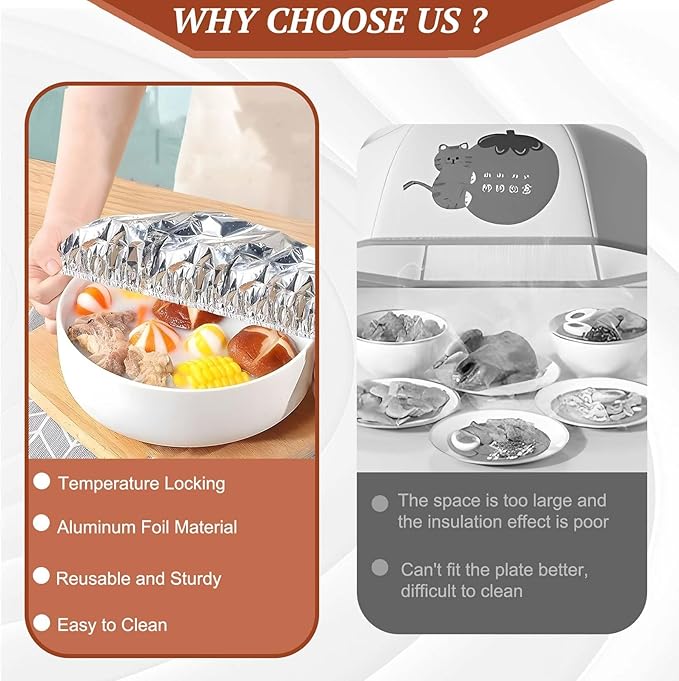 Cresolix™ Stretchable Food Covers Keep Food Covered, Protected & Ready To Enjoy In Seconds
