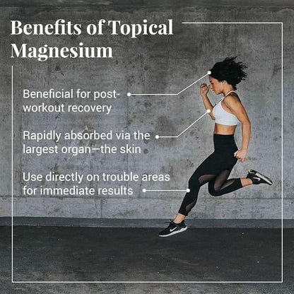 Magnesium Spray - Instant Relief for Leg Cramps | Ancient Zechstein Source | Perfect for Sports & Sleep | Adults & Kids  🔥