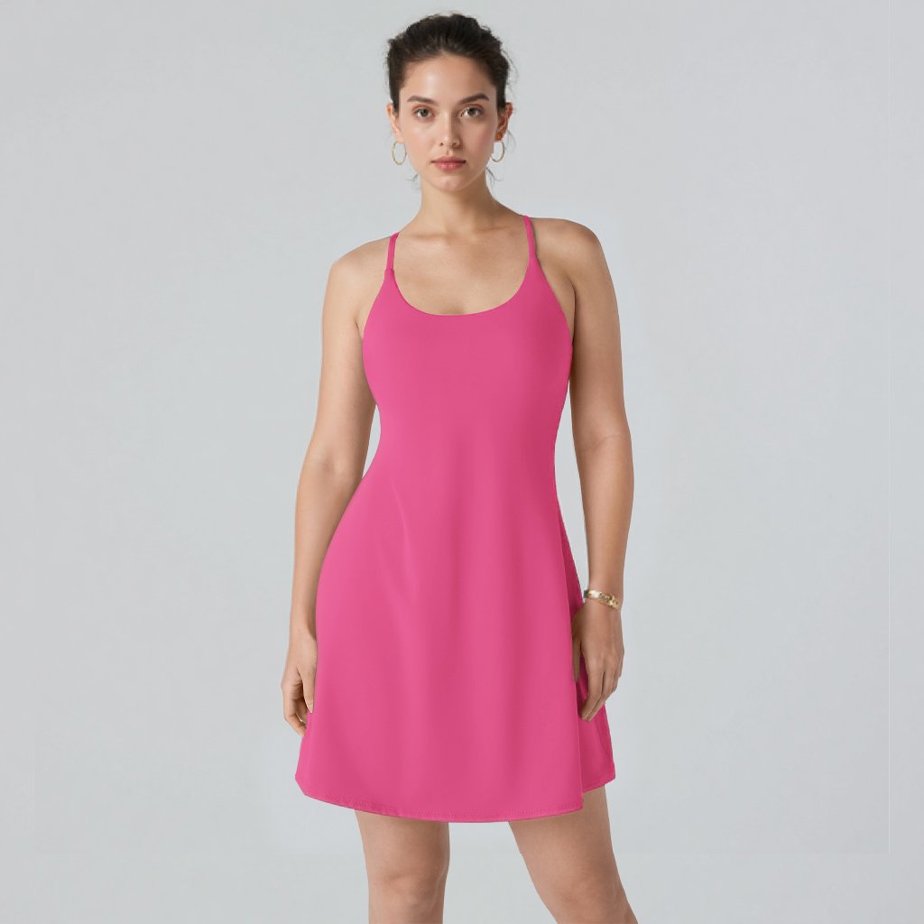 Final 3 Hours: 50%OFF🔥Athletic Dress with Unique Built-in Shorts