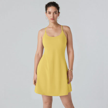 Final 3 Hours: 50%OFF🔥Athletic Dress with Unique Built-in Shorts