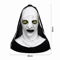 Green-eyed nun headgear