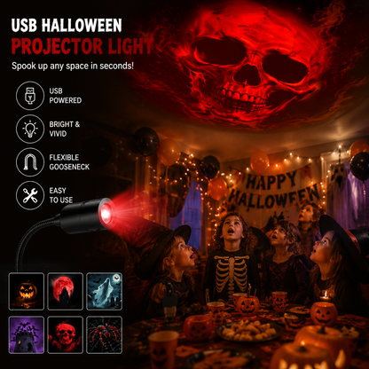🎃 Plug It In. Watch Your Room Come Alive With Halloween Magic💀Halloween 6-Disc Set