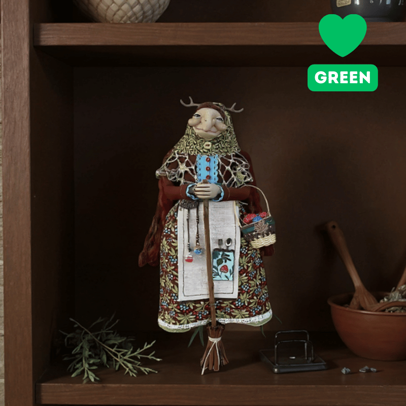 🧙‍♀️🧙Limited Edition – Only 100 Handmade Kitchen Witch Dolls Left! ✨（副本）