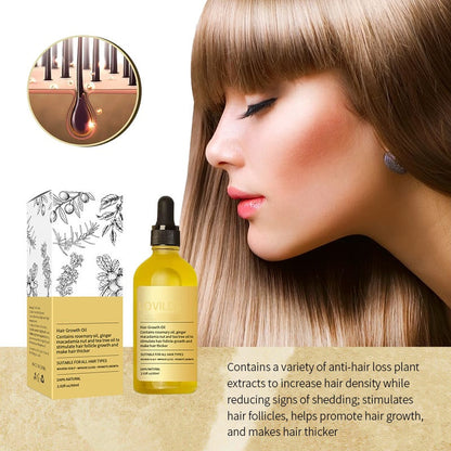 LOVILDS™ Rosemary Hair Growth Essence 100% Natural Hair Growth🌱
