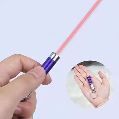 2 in 1 LED Laser Pet Cat Toy Outdoor Cat Guidance Training Toy Funny Cat Chaser Toys Mini Laser Flashlight Cat Accessories