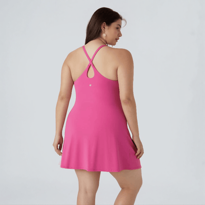 Final 3 Hours: 50%OFF🔥Athletic Dress with Unique Built-in Shorts