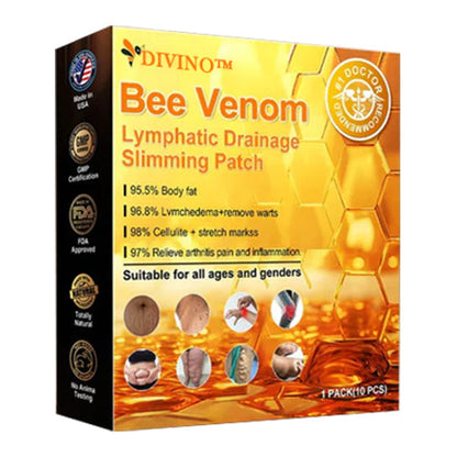 🐝🌸🌸DIVINO™ Bee Venom Lymphatic Drainage Slimming Patch🔥Limited time 50% OFF🔥（Suitable for use by individuals of all ages)