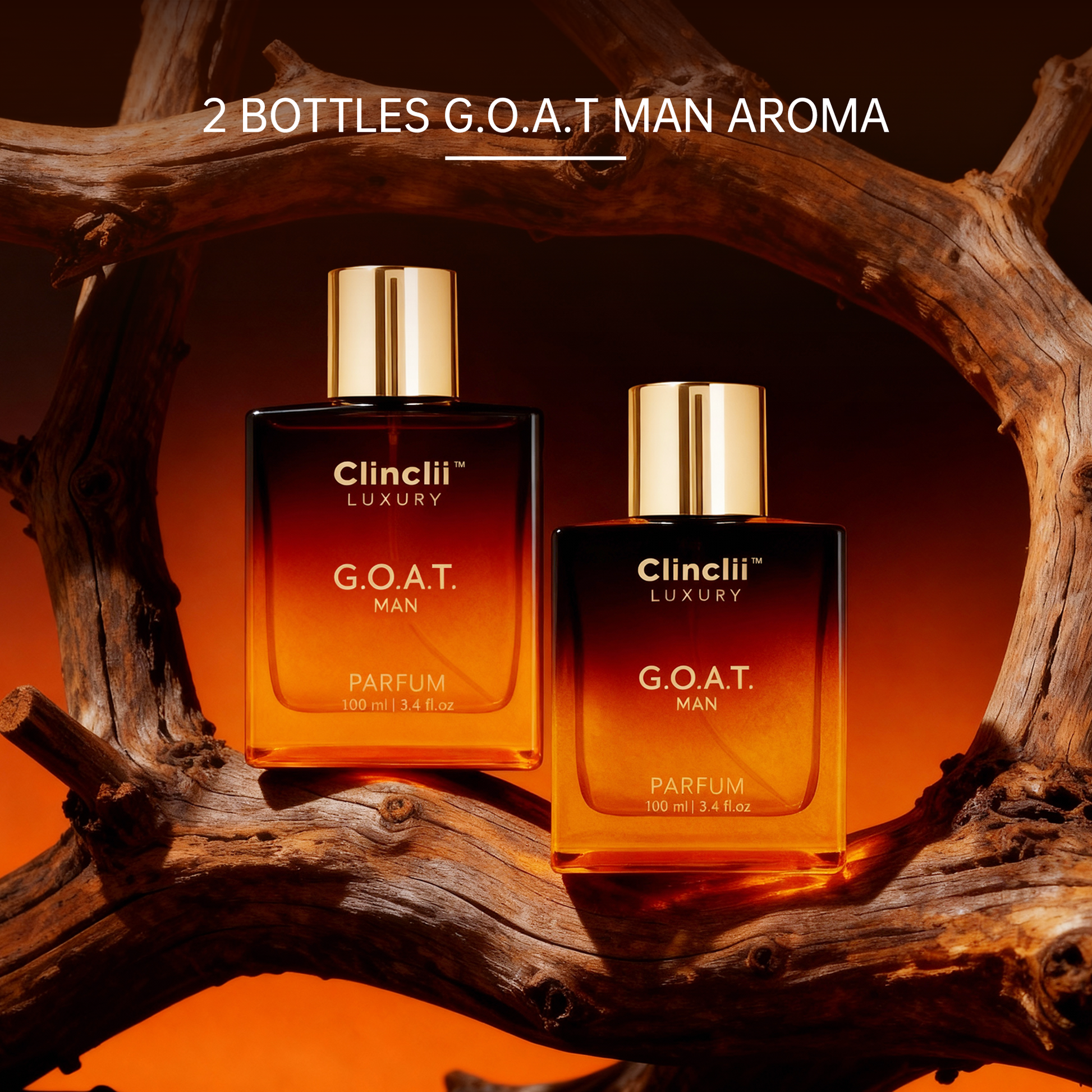2 bottles G.O.A.T MAN Aroma