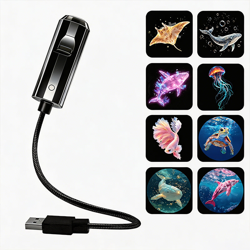 🔥Darolio® Plug-and-Play HD Galaxy & Ocean Projector Night Light🥳50,000+ Happy Users