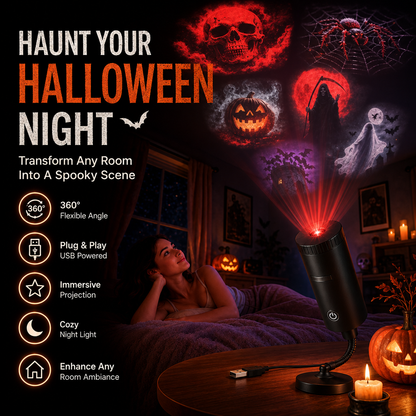 🎃 Plug It In. Watch Your Room Come Alive With Halloween Magic💀Halloween 6-Disc Set
